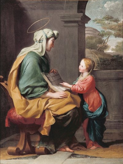 The Education of the Virgin Mary by Giovanni Francesco Romanelli